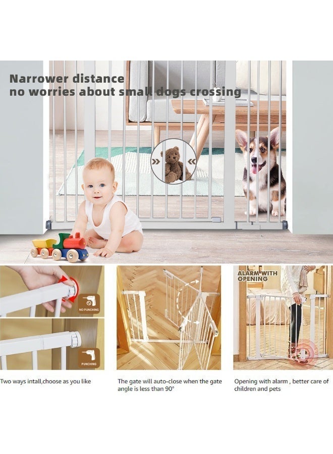 TAPIT Baby Gate Auto Close Safety Baby Gate stairs safety gate Safety Solution Wide Baby Gate for Stairs & Doorways for Baby Toddlers and Pet Dogs No Drilling Required (78-83cm wide Gate+ 10cm Extension Kit) - Image 5
